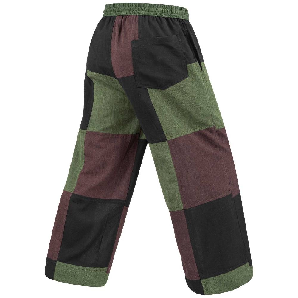 Kunst Und Magie Kunst und Magie Bunte Patchwork Freizeit Hose Baumwolle - Unisex Hippiehose Nachhaltig Hotsell