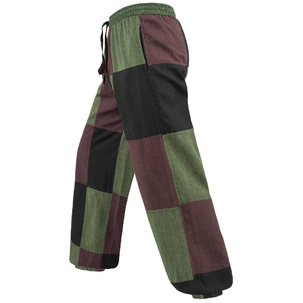 Kunst Und Magie Kunst und Magie Bunte Patchwork Freizeit Hose Baumwolle - Unisex Hippiehose Nachhaltig Hotsell