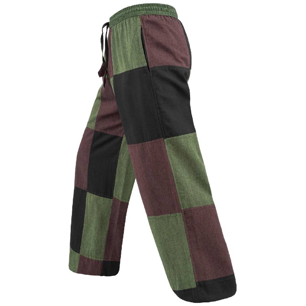 Kunst Und Magie Kunst und Magie Bunte Patchwork Freizeit Hose Baumwolle - Unisex Hippiehose Nachhaltig Hotsell