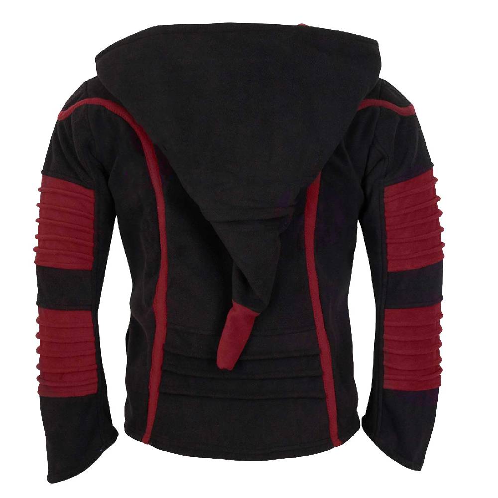 Kunst Und Magie Kunst und Magie Unisex Psy Goa Fleecejacke Zipfelkapuze Fleece Hippie Jacke Hoodie Fabrikpreis