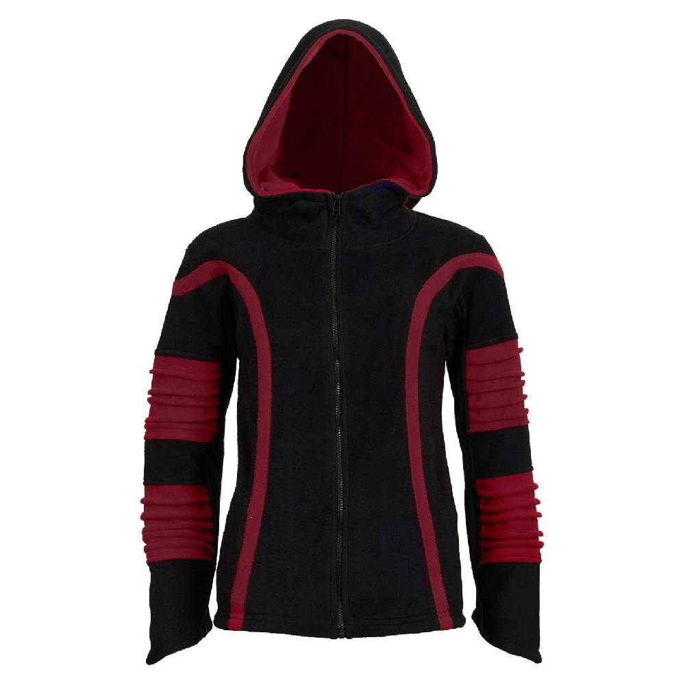 Kunst Und Magie Kunst und Magie Unisex Psy Goa Fleecejacke Zipfelkapuze Fleece Hippie Jacke Hoodie Fabrikpreis