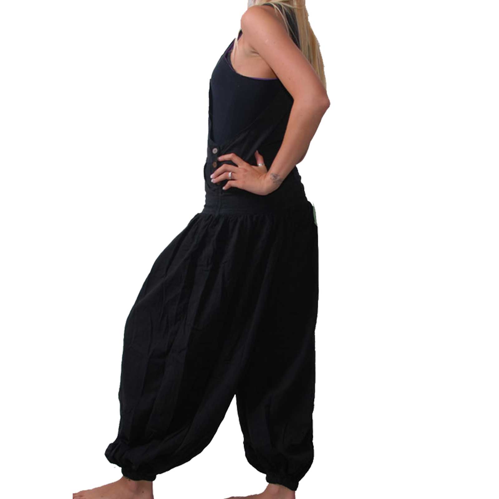 Kunst Und Magie Hippie Latzhose Haremshose Hose Psy Goa 70er Overall Boho Jumpsuit Cyber Monday
