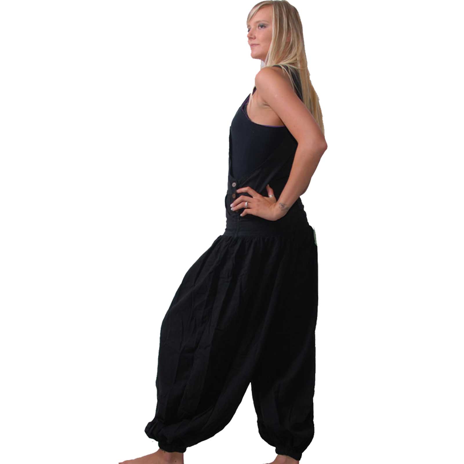 Kunst Und Magie Hippie Latzhose Haremshose Hose Psy Goa 70er Overall Boho Jumpsuit Cyber Monday