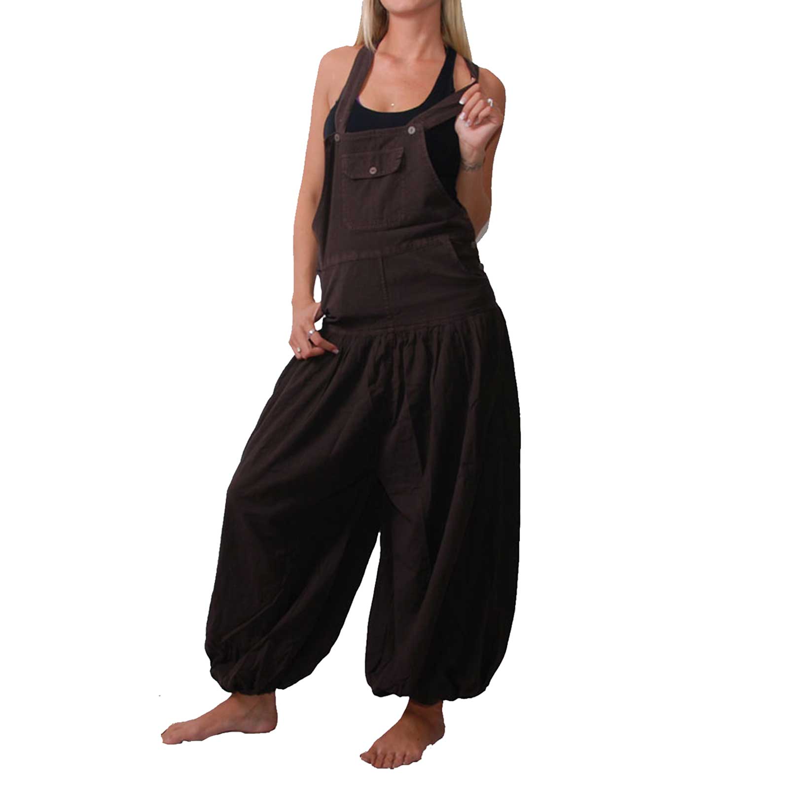 Kunst Und Magie Hippie Latzhose Haremshose Hose Psy Goa 70er Overall Boho Jumpsuit Cyber Monday