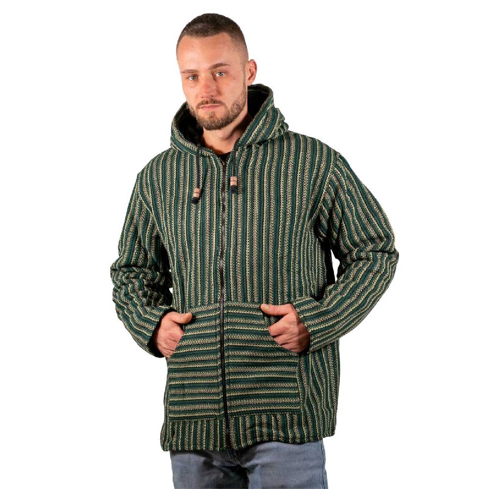 Kunst Und Magie Kapuzenjacke Kapu Hoodie mit Kapuze Goa Hippie Jacke Nepal Fair Jubiläumsangebot