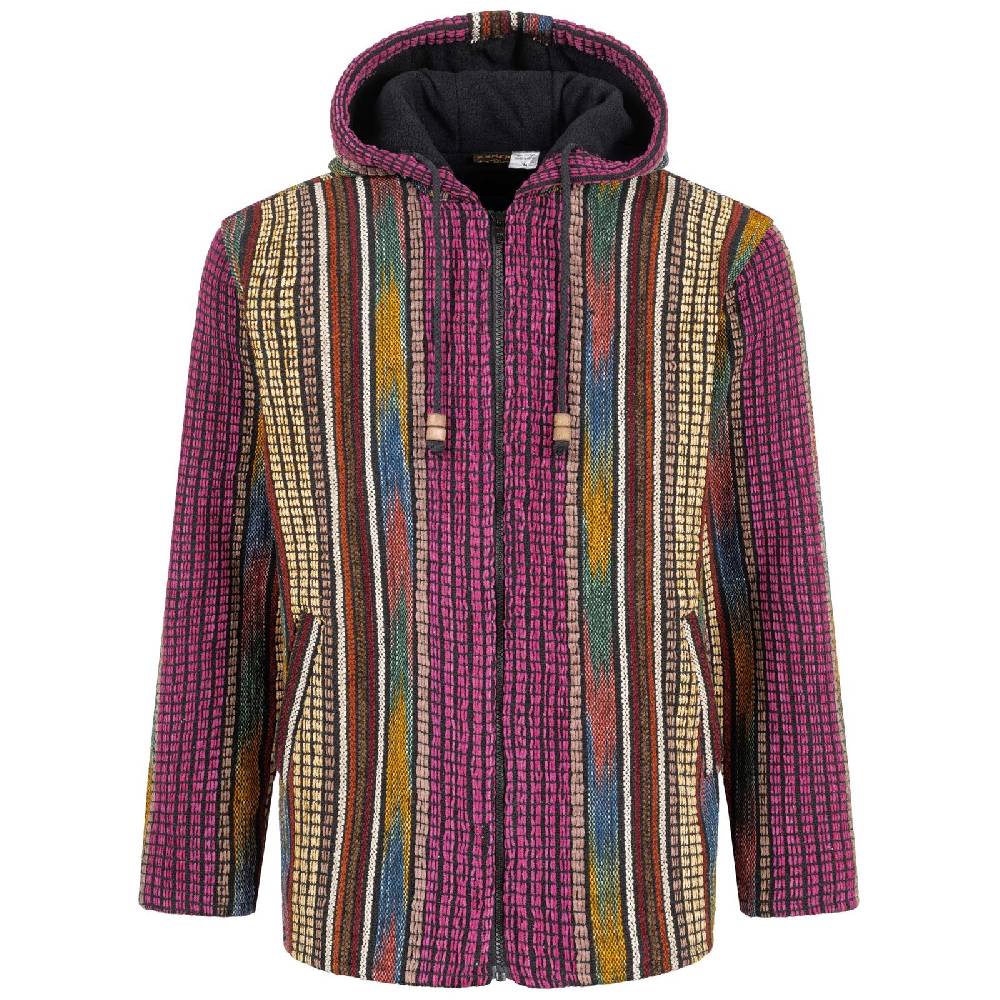 Kunst Und Magie Kapuzenjacke Kapu Hoodie mit Kapuze Goa Hippie Jacke Nepal Fair Neueste Mode