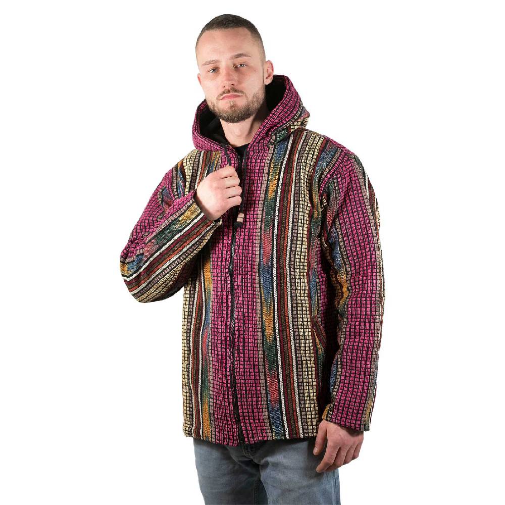 Kunst Und Magie Kapuzenjacke Kapu Hoodie mit Kapuze Goa Hippie Jacke Nepal Fair Neueste Mode