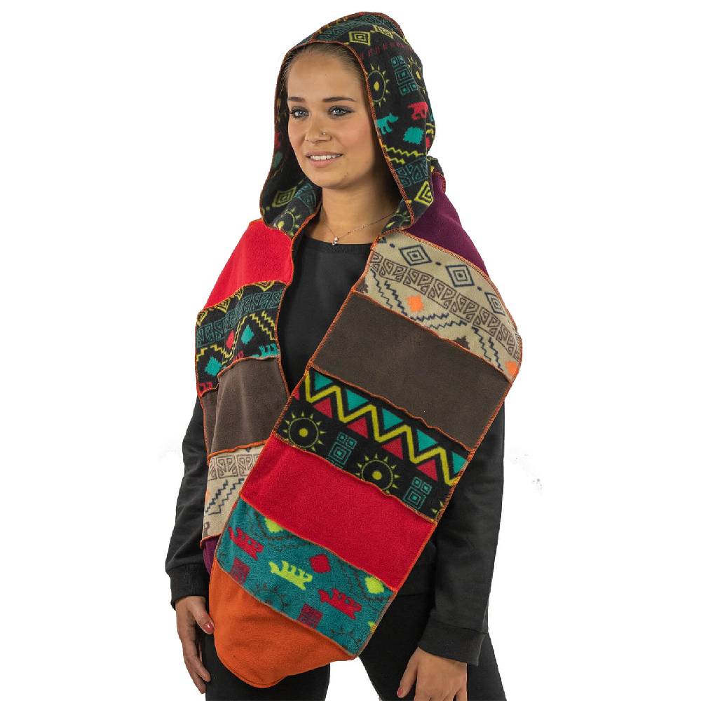 Kunst Und Magie Kunst und Magie Damen Kapuzenschal Schal Loop aus Fleece JETZT KAUFEN