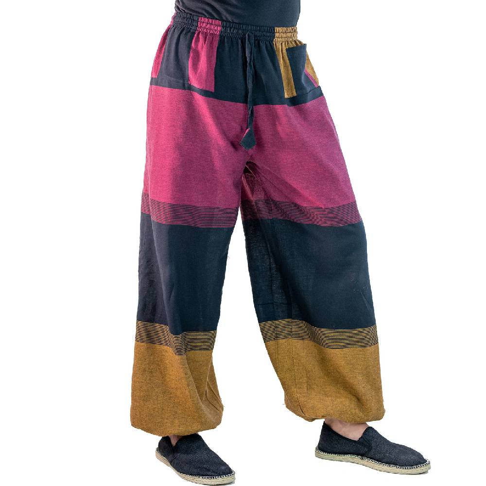 Kunst Und Magie KUNST UND MAGIE Yogahose Pumphose Pluderhose mehrfarbig aus Baumwolle lang Bis zu 65% Rabatt
