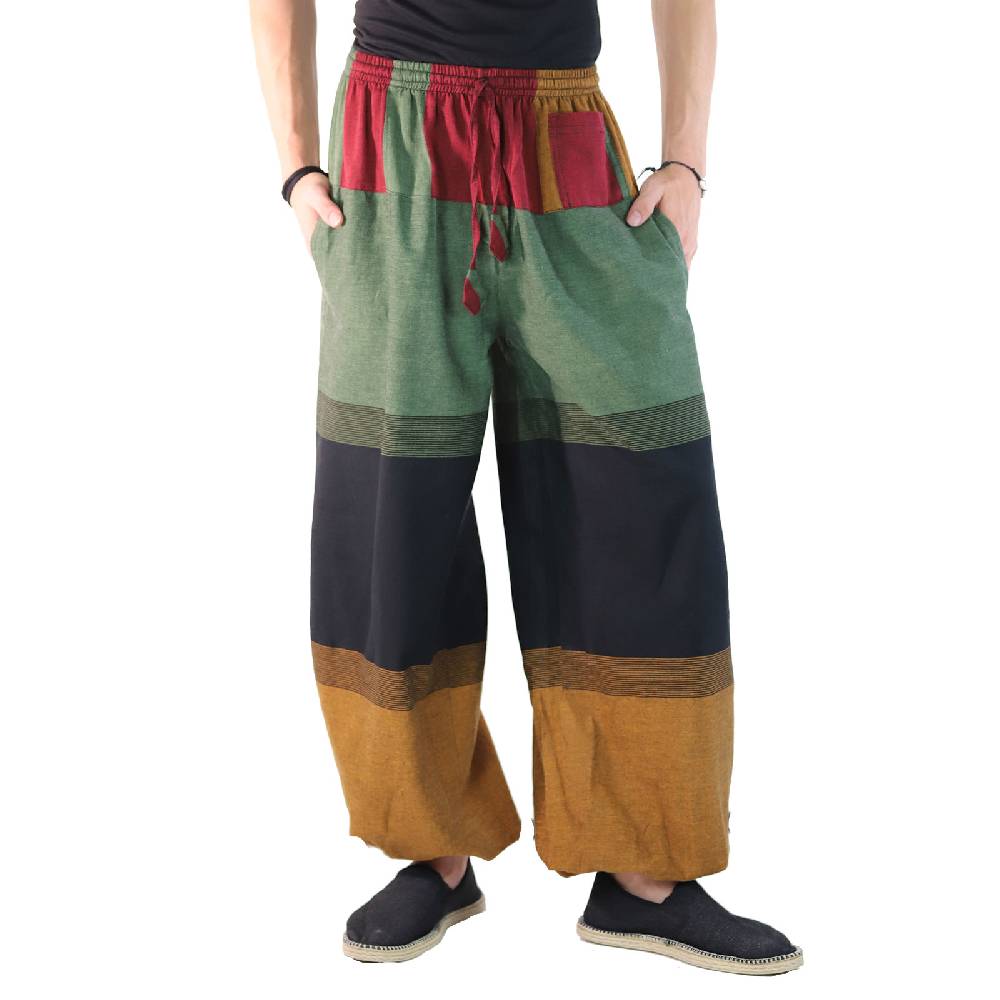 Kunst Und Magie KUNST UND MAGIE Yogahose Pumphose Pluderhose mehrfarbig aus Baumwolle lang Bis zu 65% Rabatt