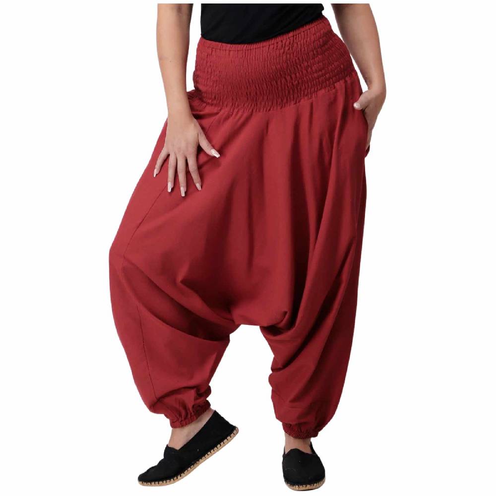 Kunst Und Magie Kunst und Magie Unisex Orientalische prewashed Haremshose Pluderhose Pumphose Sonderangebot der Fabrik
