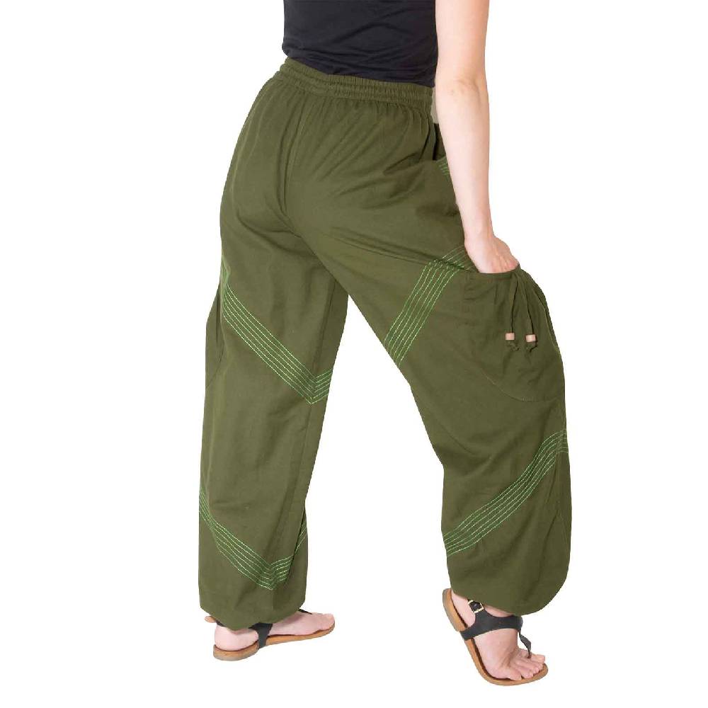 Kunst Und Magie Kunst und Magie Unisex Goa Pluderhose in klassischen Farben Vierteljährliche Förderung