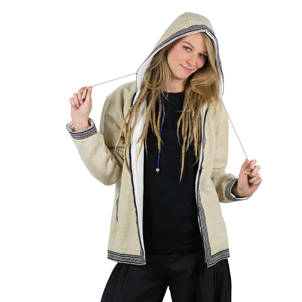 Kunst Und Magie Kunst und Magie Unisex Baumwolljacke mit Fleecefutter und Kapuze Clearance-Verkauf