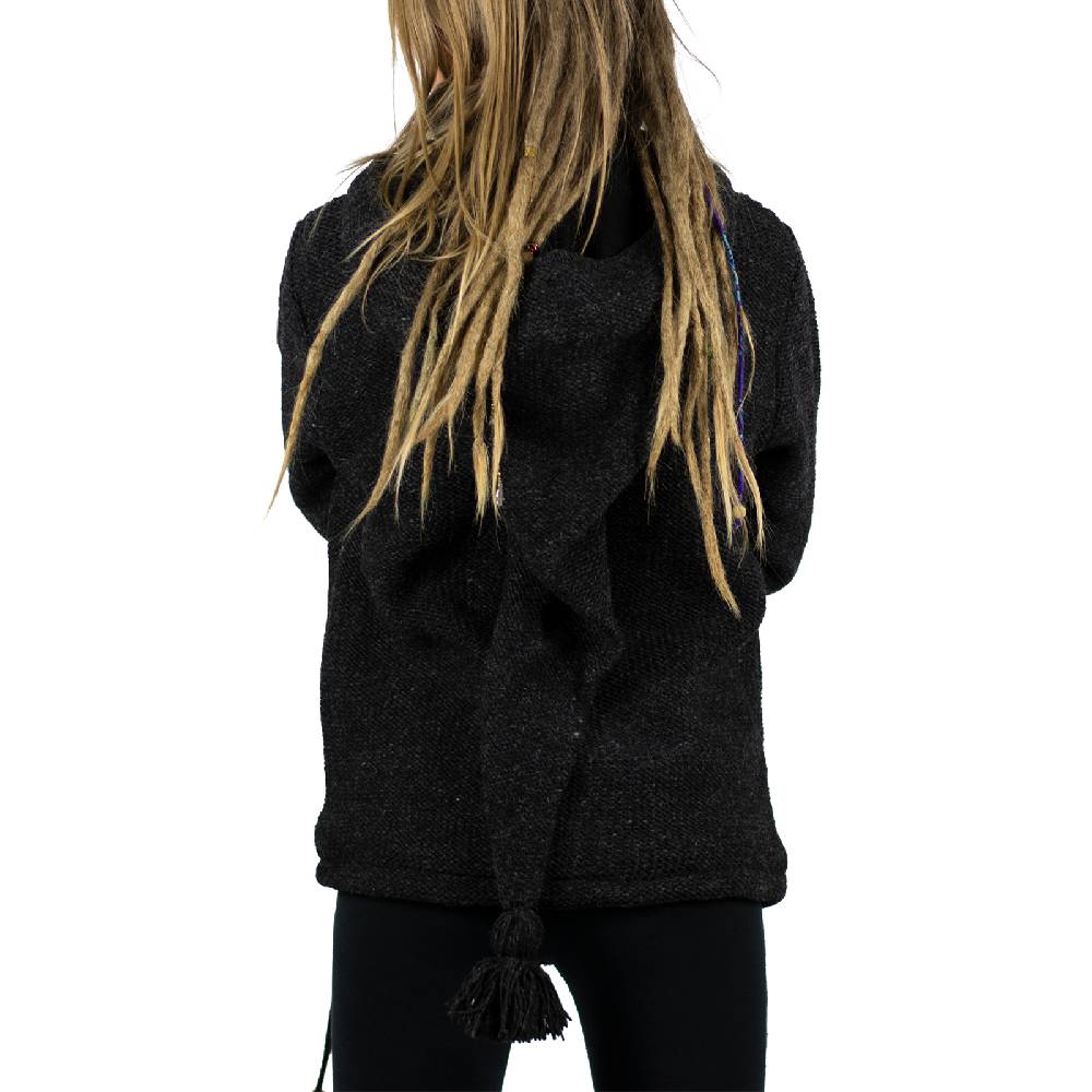 Kunst Und Magie Kunst & Magie Unisex Strick- Wolljacke abnehmbare Zipfelkapuze Kostenloser Versand international