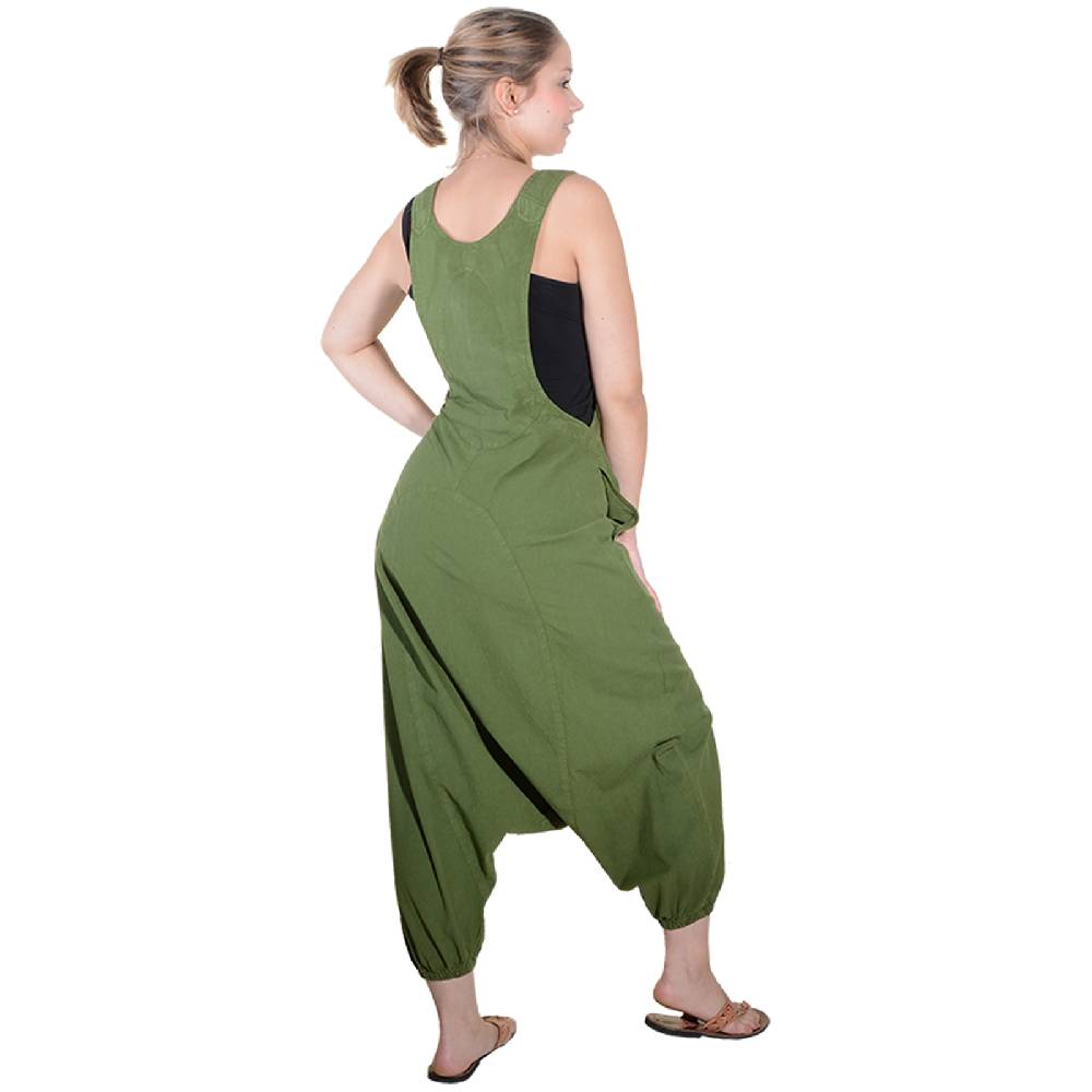 Kunst Und Magie Kunst und Magie Hippie Latzhose Haremshose Hose Psy Goa 70er Overall zollfrei