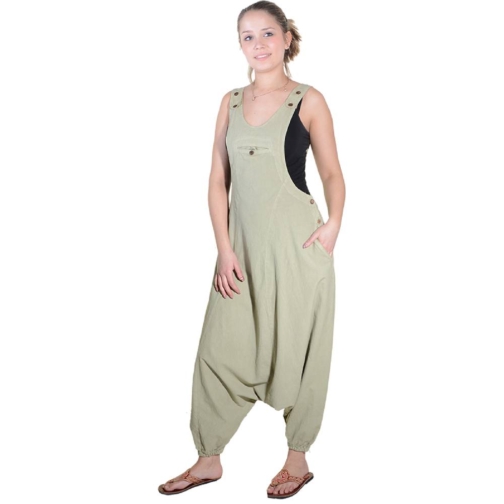 Kunst Und Magie Kunst und Magie Hippie Latzhose Haremshose Hose Psy Goa 70er Overall zollfrei