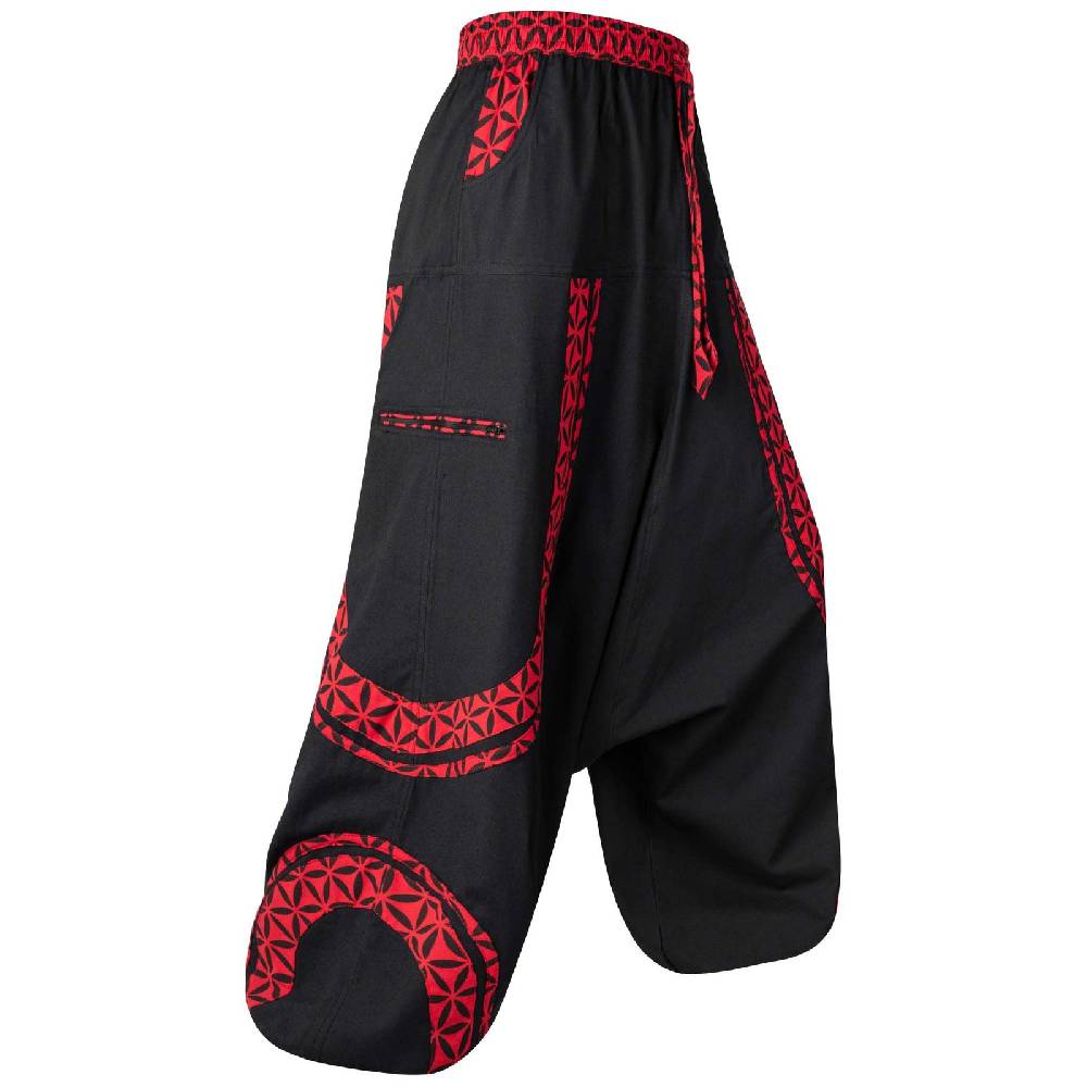 Kunst Und Magie Kunst und Magie Psy Goa Cargo Freizeit Haremshose Baggy Baumwolle Unisex- Für Sie und Ihn Günstiger Verkauf