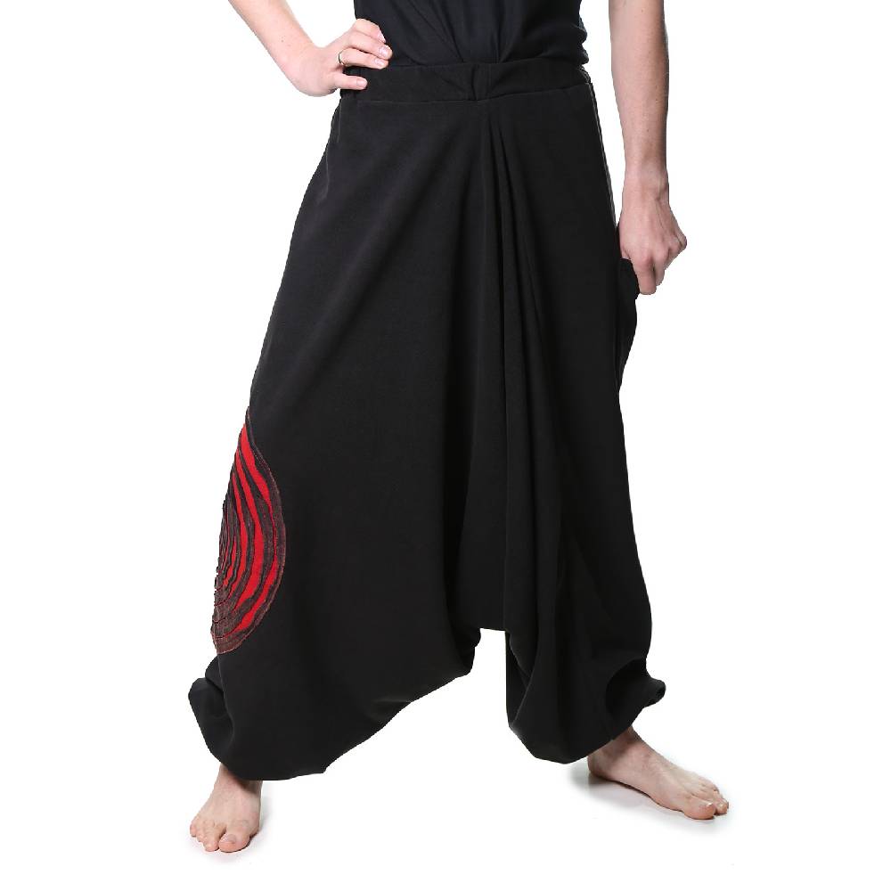 Kunst Und Magie Kunst und Magie Herren Thermo Fleecehose Haremshose Psy Goa Pluderhose ALADINHOSE Lang Fabrikverkauf