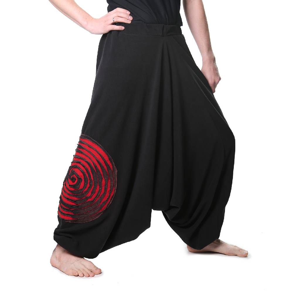 Kunst Und Magie Kunst und Magie Herren Thermo Fleecehose Haremshose Psy Goa Pluderhose ALADINHOSE Lang Fabrikverkauf