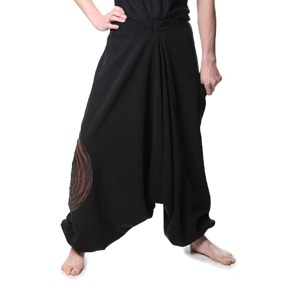 Kunst Und Magie Kunst und Magie Herren Thermo Fleecehose Haremshose Psy Goa Pluderhose ALADINHOSE Lang Fabrikverkauf