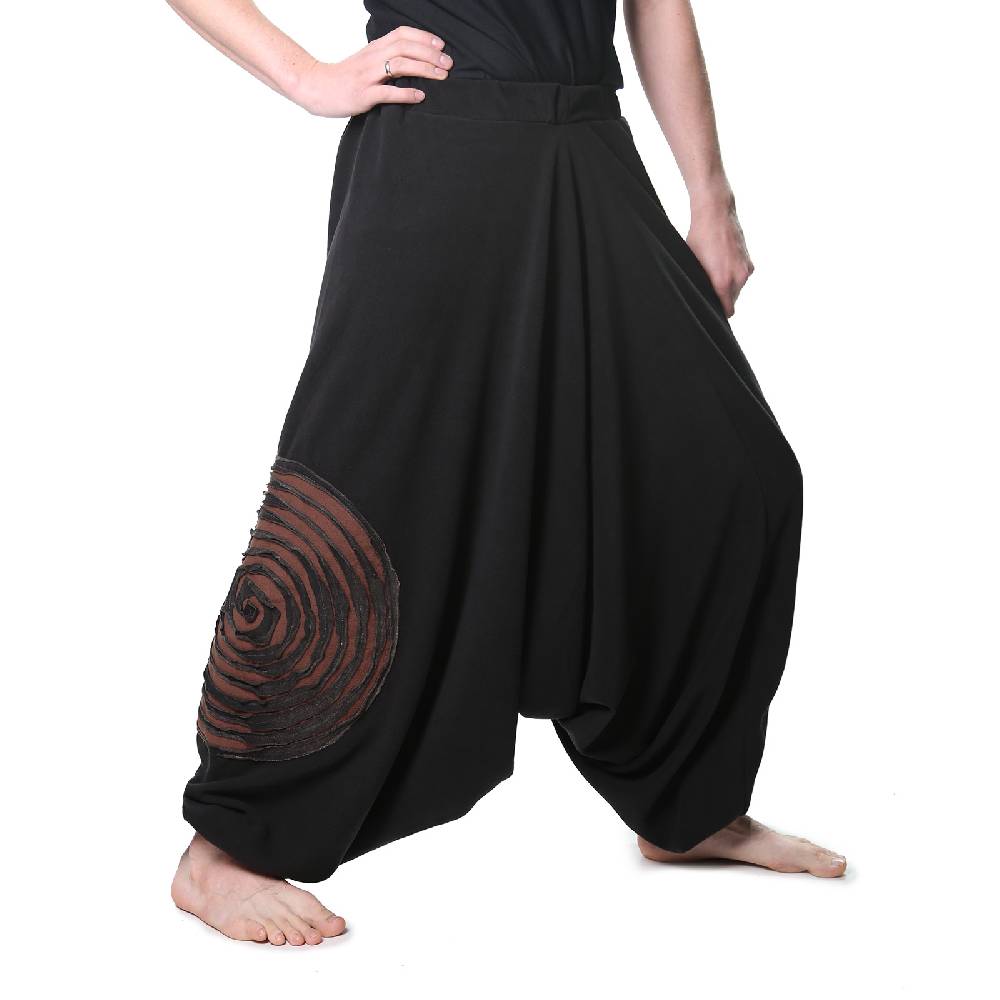 Kunst Und Magie Kunst und Magie Herren Thermo Fleecehose Haremshose Psy Goa Pluderhose ALADINHOSE Lang Fabrikverkauf