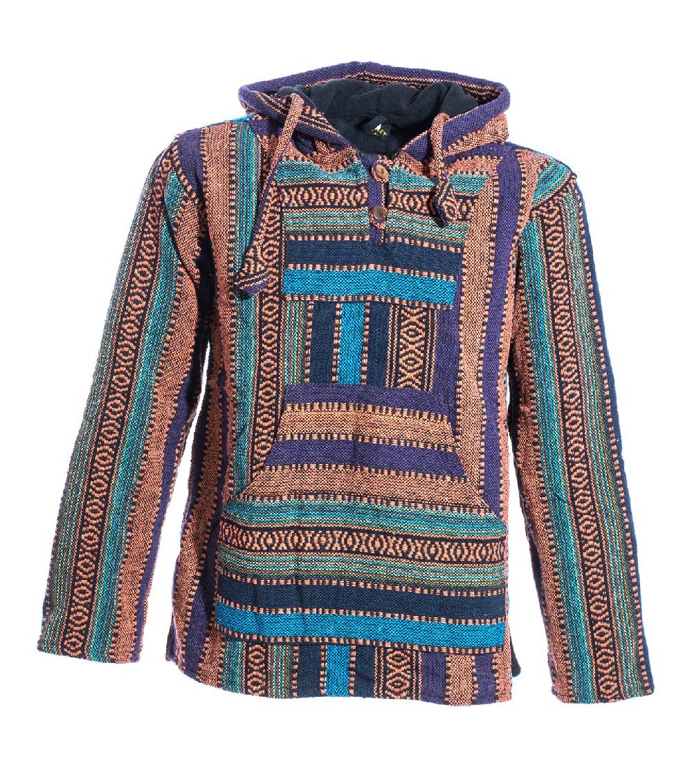 Kunst Und Magie Kunst und Magie Nepal Baja Jerga Sweatshirt Poncho Rabatt