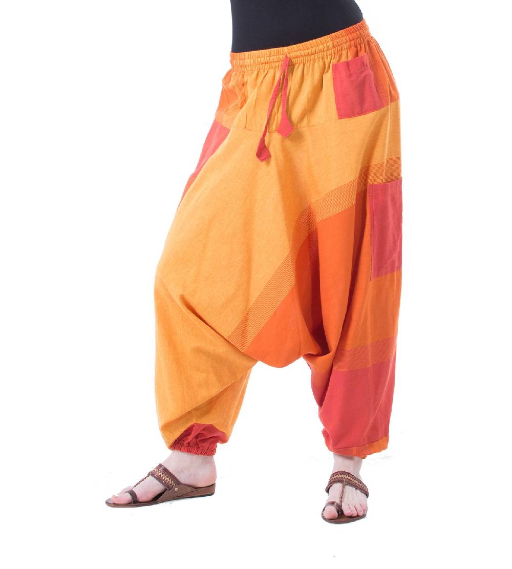 Kunst Und Magie Kunst und Magie Bunte Aladin Haremshose Pumphose Pluderhose Harem Hippie Großer Ausverkauf