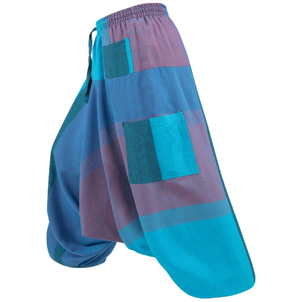 Kunst Und Magie Kunst und Magie Bunte Aladin Haremshose Pumphose Pluderhose Harem Hippie Großer Ausverkauf