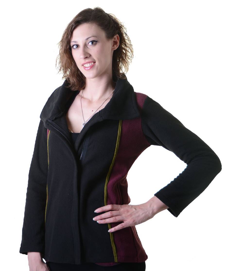 Kunst Und Magie Kunst und Magie Damen Fleecejacke Goa Psy Hippie - Boho Jacke Jubiläumsangebot