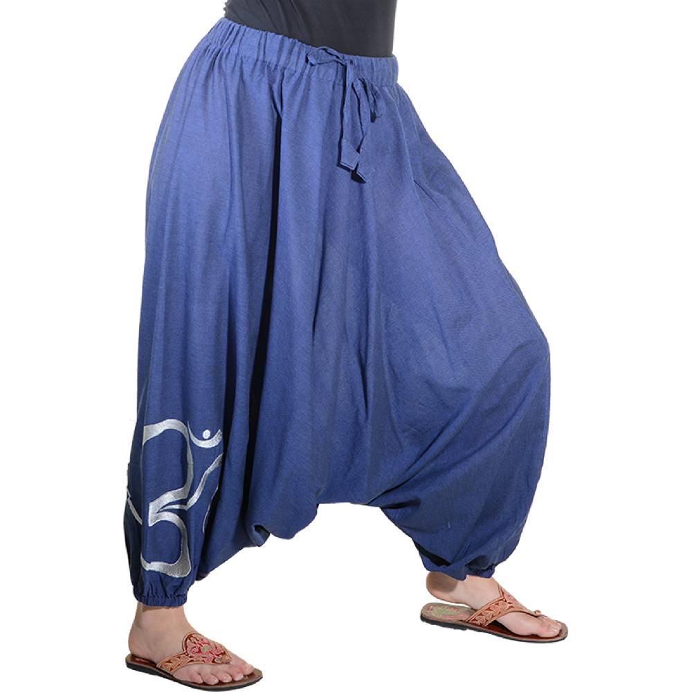 Kunst Und Magie Kunst und Magie Damen Hippie OM Haremshose Pluderhose Baumwolle Aladinhose Heißer Verkauf
