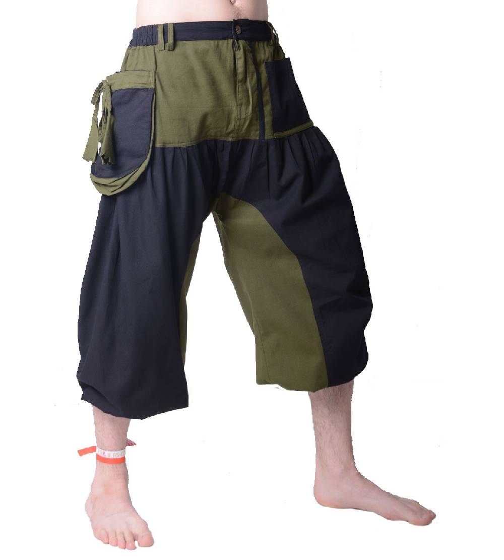 Kunst Und Magie Kurze Hose Dreiviertelhose - Herren Goa Hippie Freizeithose Sommerhose Online Outlet