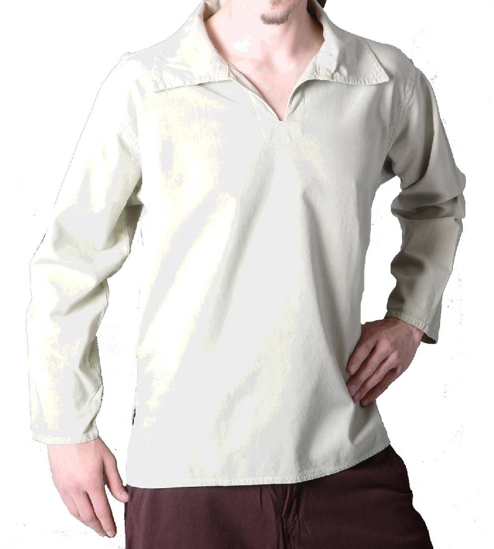 Kunst Und Magie Alternatives Hippie Herren-Hemd - Überzieher Baumwolle, Freizeithemd Zeitlich begrenztes Angebot