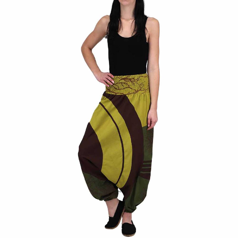 Kunst Und Magie Goa Haremshose "The Tree" Ibiza Strandhose, Wellnesshose Boho Bestseller