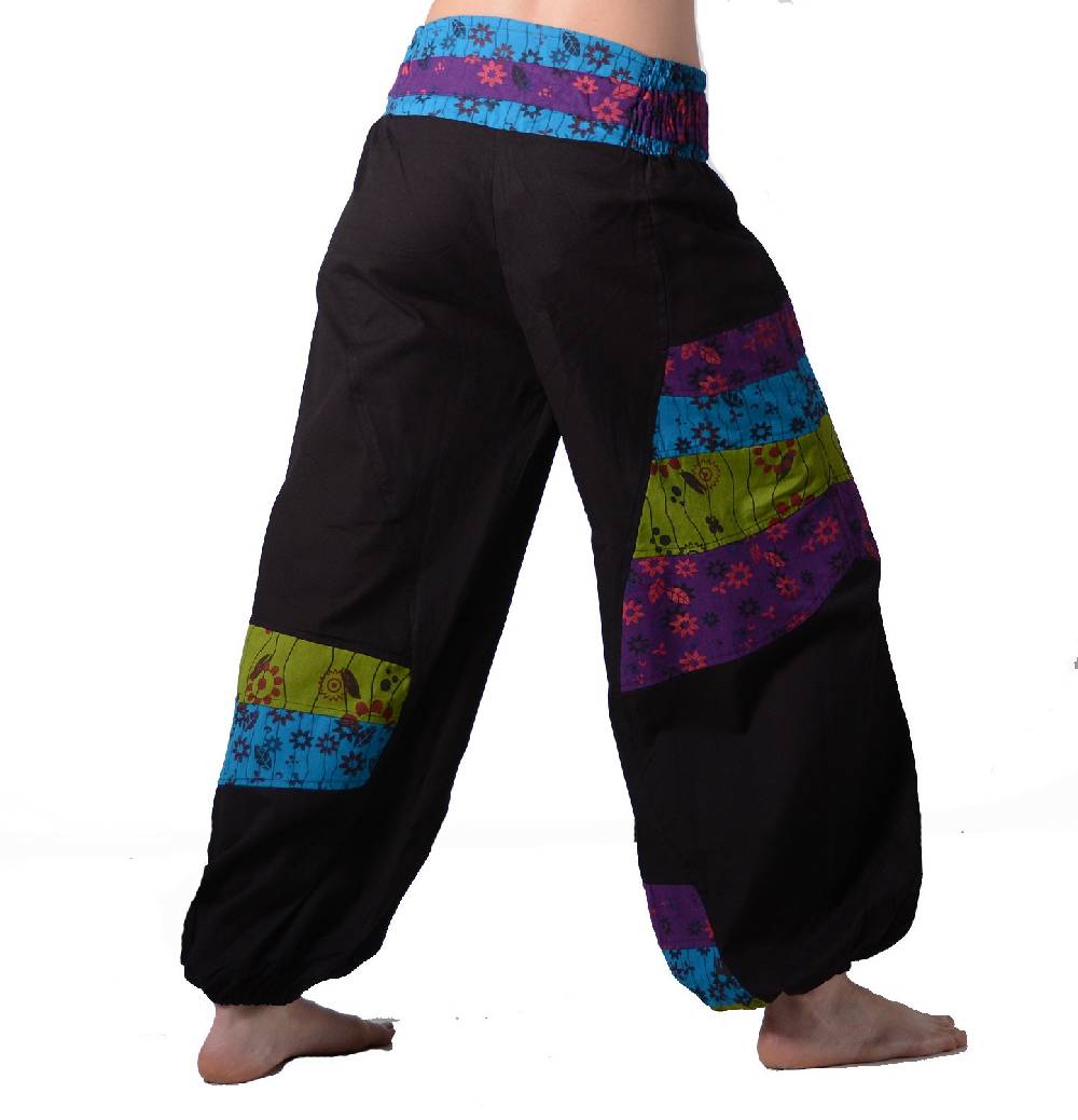Kunst Und Magie Kunst und Magie Bunte Hippiehose aus Baumwolle IBIZA Strandhose Wellnesshose Sonderangebote