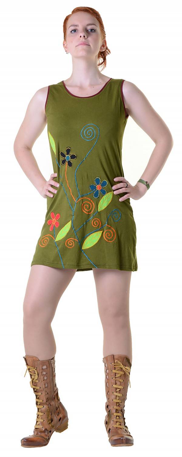 Kunst Und Magie Minikleid Longshirt Tunika Hippie Sommerkleid Letzte 2 Tage