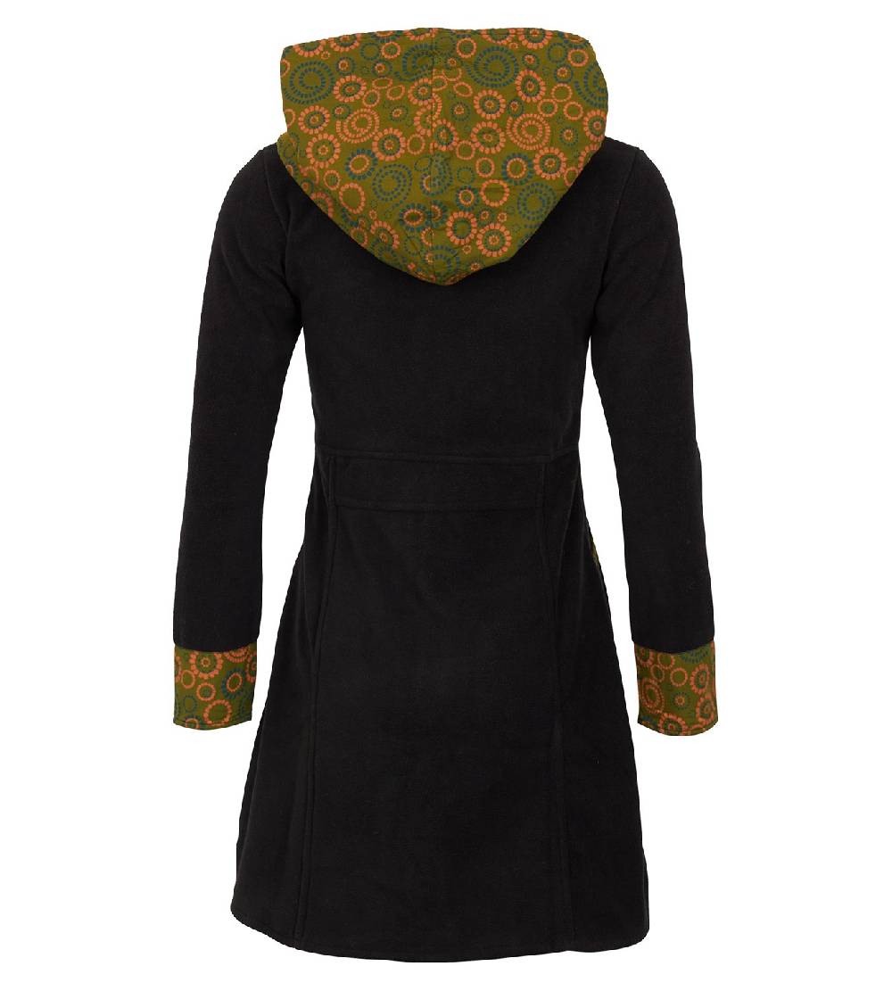 Kunst Und Magie Fleece Mantel Jacke mit Kapuze Goa Psy Hippie Boho extravagant Riesige Rabatte