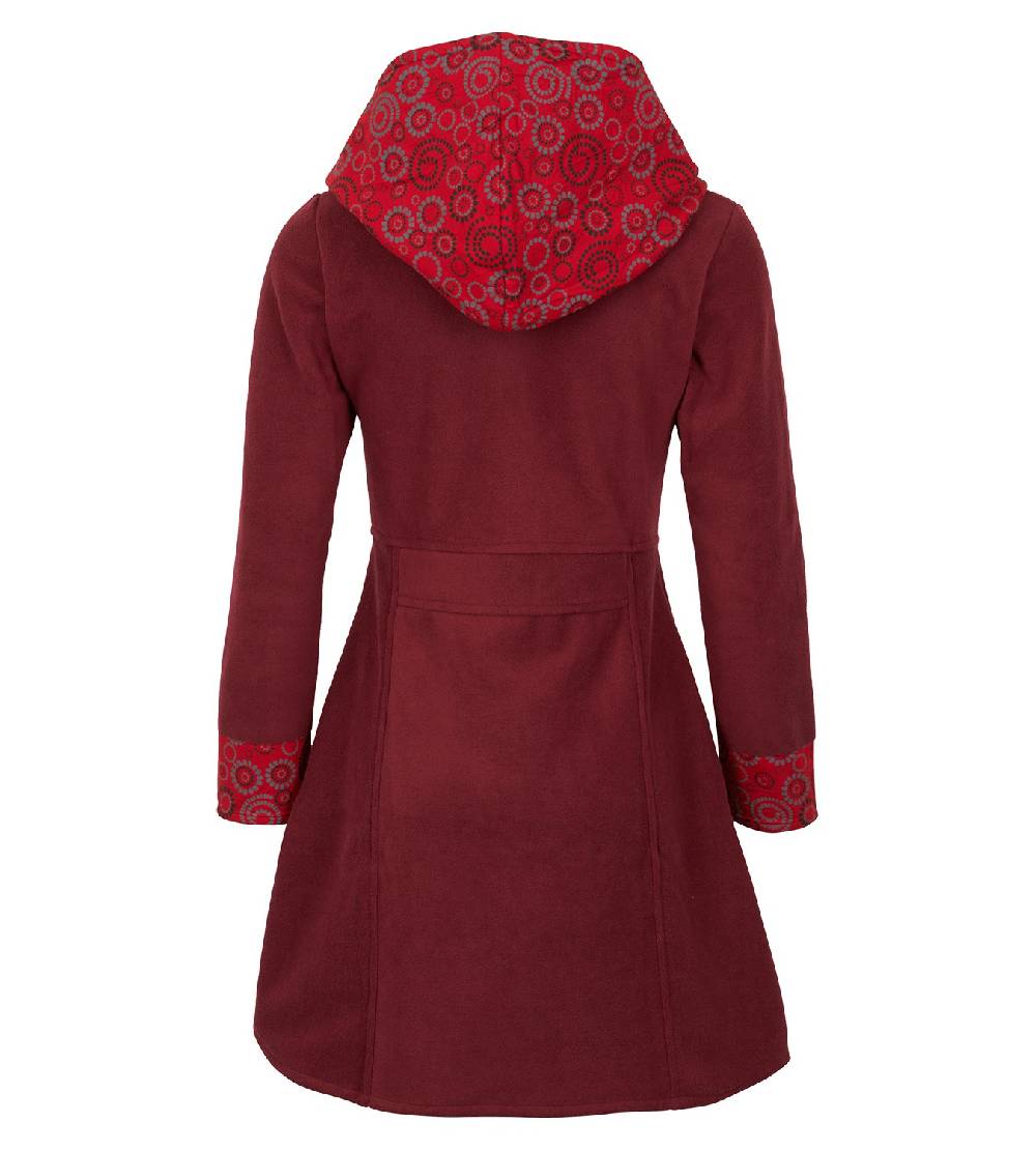 Kunst Und Magie Fleece Mantel Jacke mit Kapuze Goa Psy Hippie Boho extravagant Riesige Rabatte