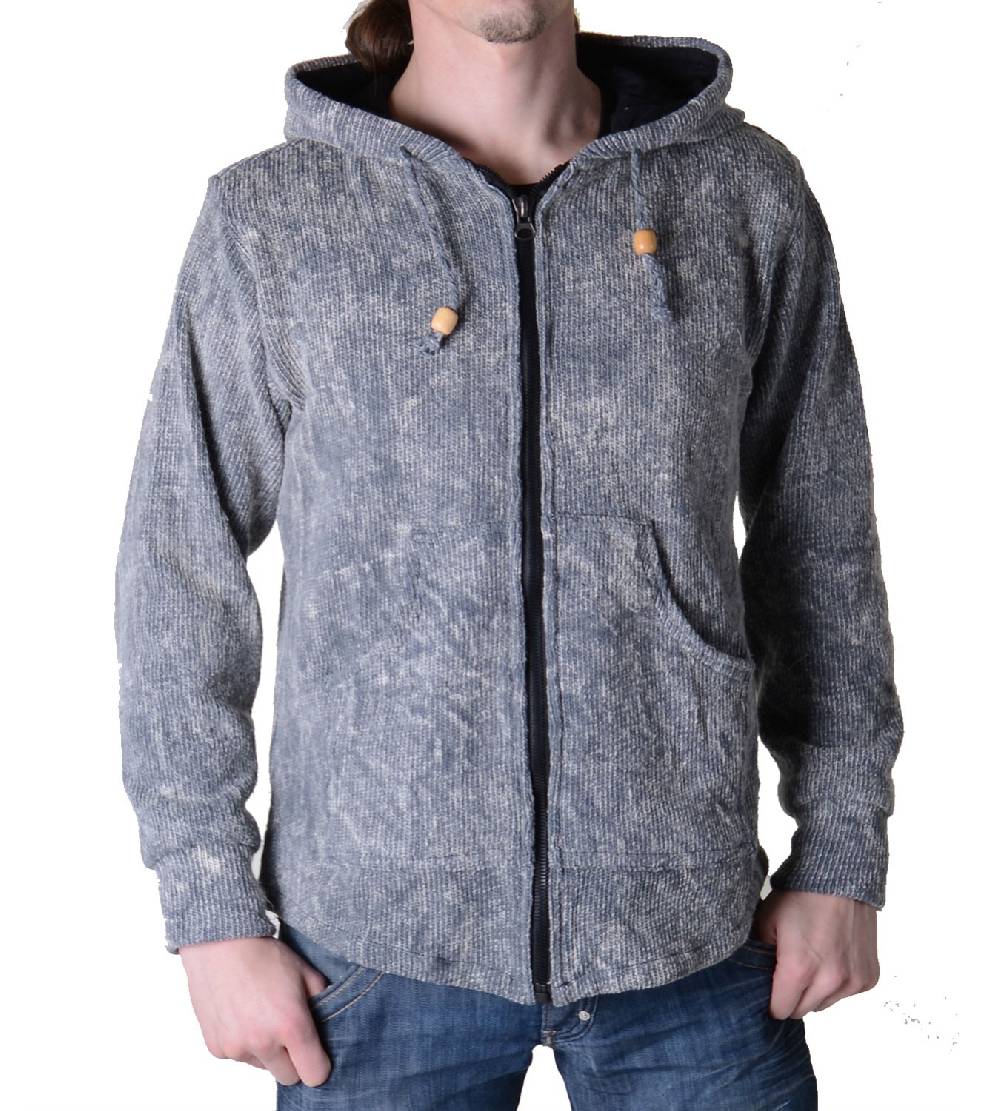 Kunst Und Magie Kapuzen - Strickjacke Sweatjacke mit Zipfelkapuze Mittelalter 50% Rabatt mit kostenlosem Versand
