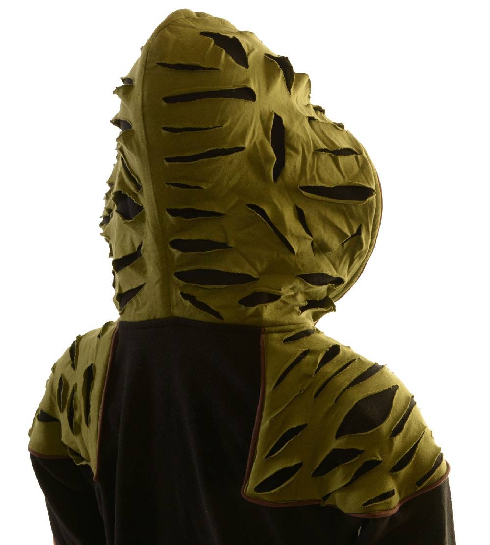 Kunst Und Magie Elfenhafte Fleece Jacke mit Cutwork Patches Goa Psy Hippie Fraggle Kostenloser Versand international