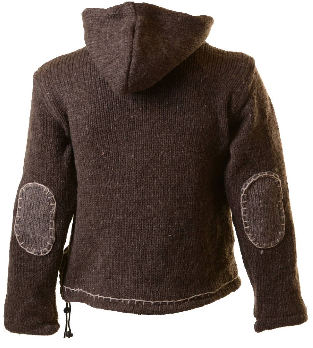 Kunst Und Magie Ausgefallener Strickpullover im Mittelalter-Stlye Hippie Pullover Fabrikladen