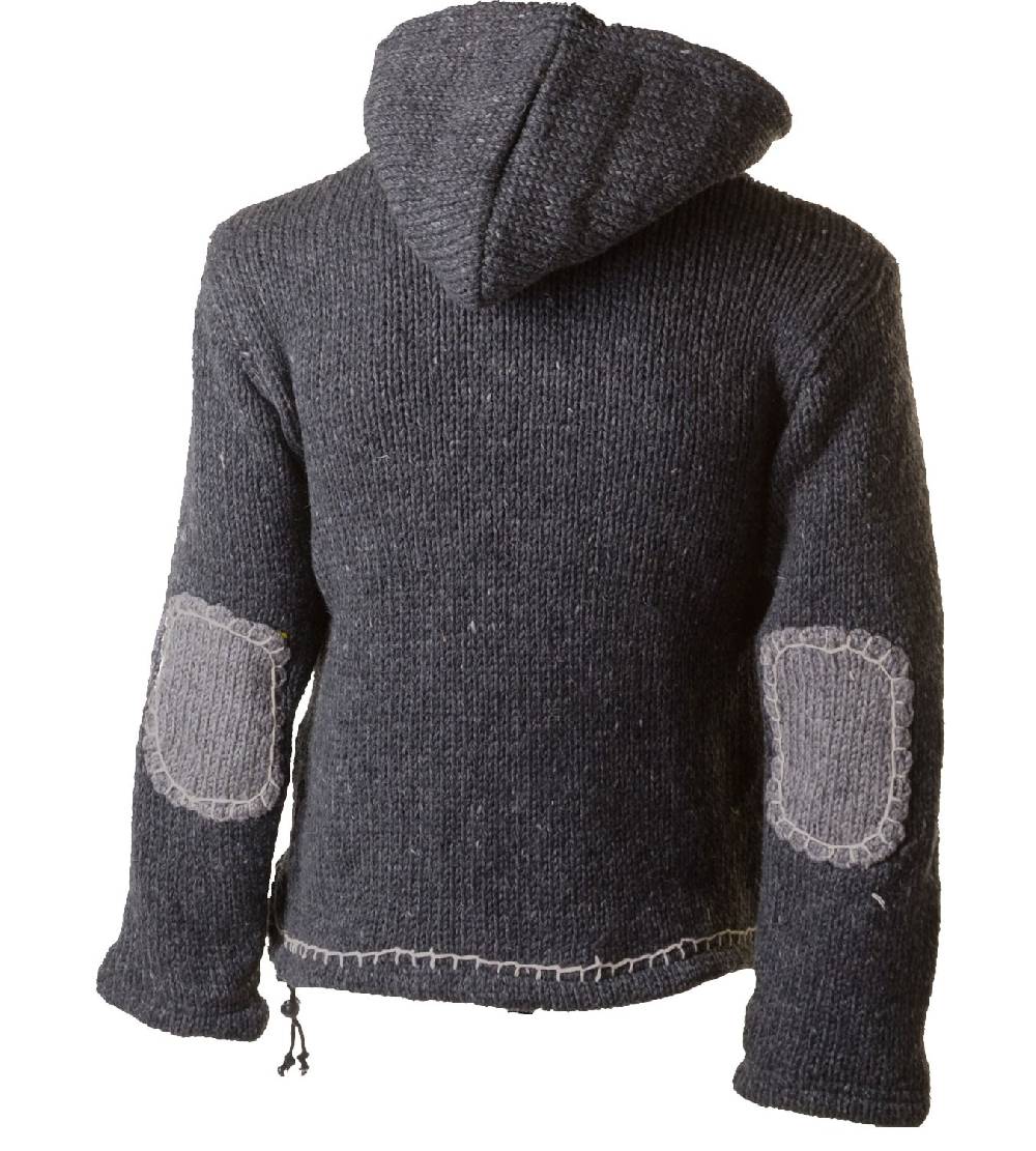 Kunst Und Magie Ausgefallener Strickpullover im Mittelalter-Stlye Hippie Pullover Fabrikladen