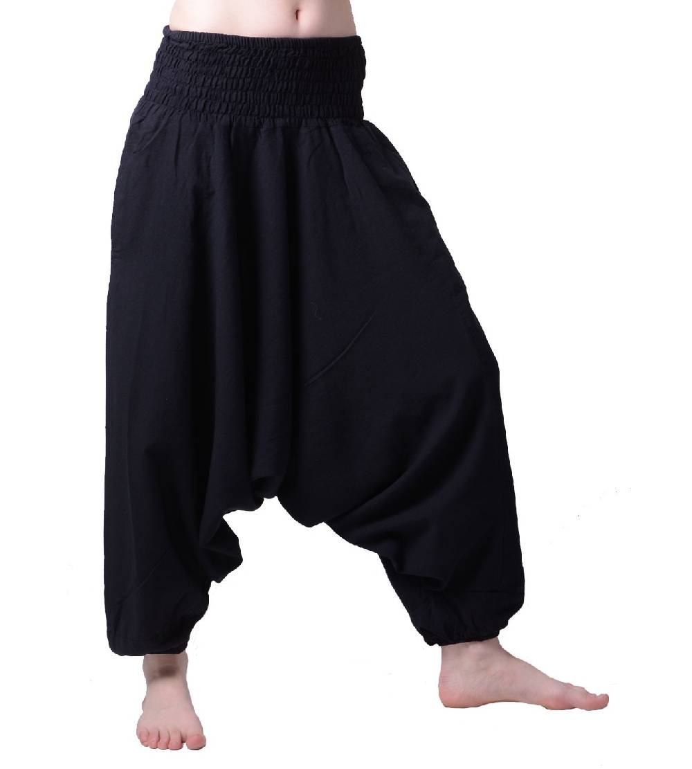Kunst Und Magie Kunst und Magie Unisex Orientalische Haremshose Pluderhose Pumphose, Größe: Einheitsgröße Speichern exportieren