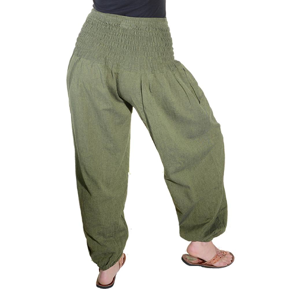 Kunst Und Magie Kunst und Magie Damen Pluderhose Haremshose Sommerhose Hippie Goa Wellness Yoga Black Friday Preise