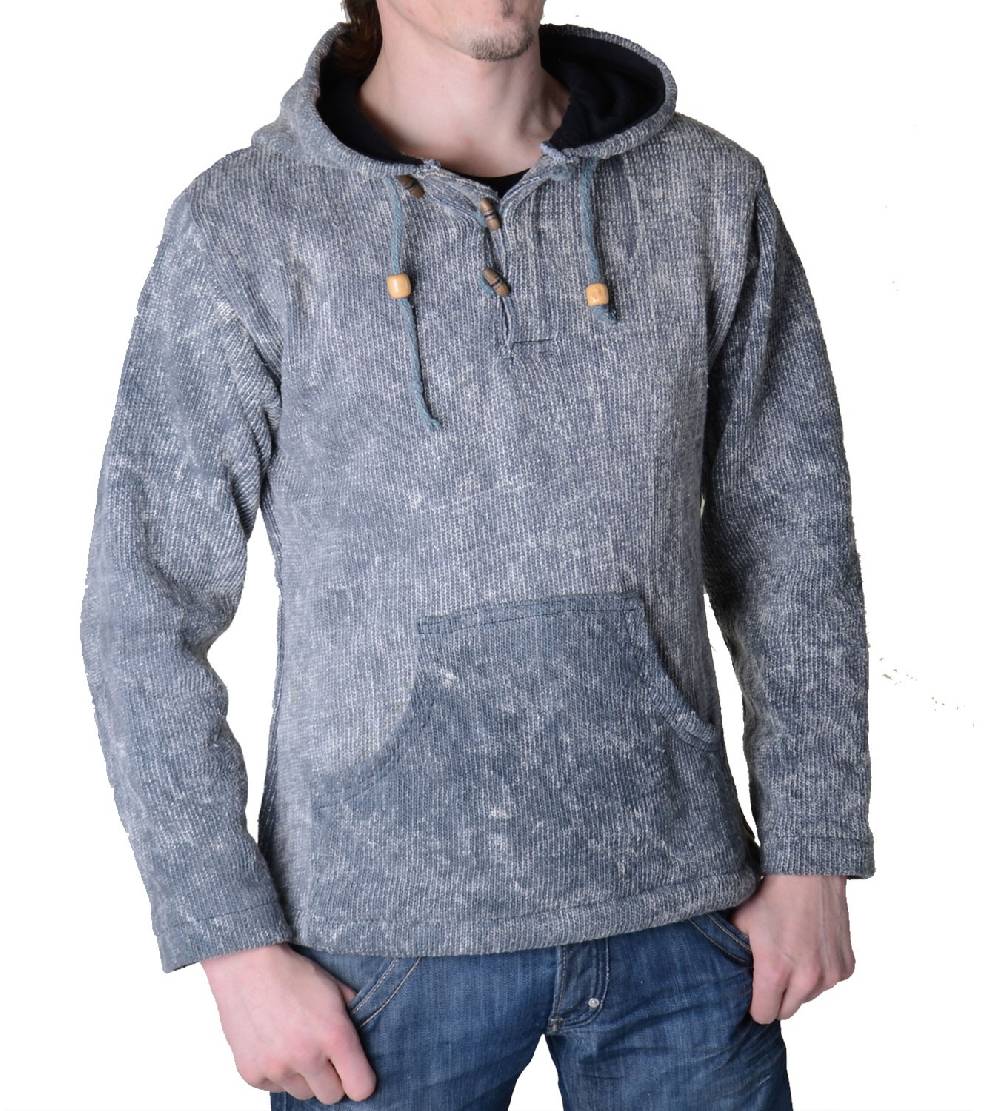Kunst Und Magie Kapuzen Strickpullover Sweatshirt mit Zipfelkapuze Mittelalter Schlussverkauf
