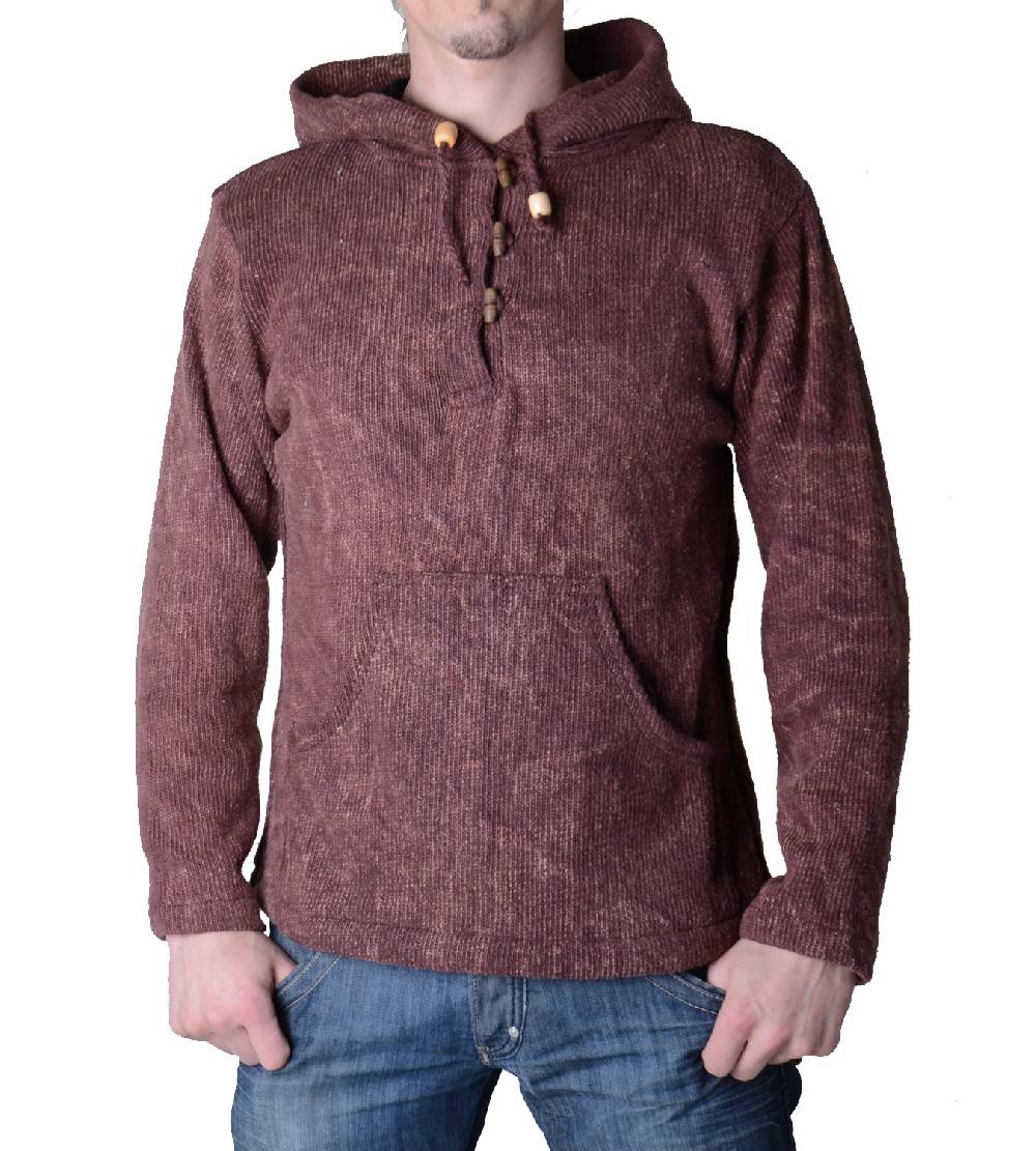 Kunst Und Magie Kapuzen Strickpullover Sweatshirt mit Zipfelkapuze Mittelalter Schlussverkauf