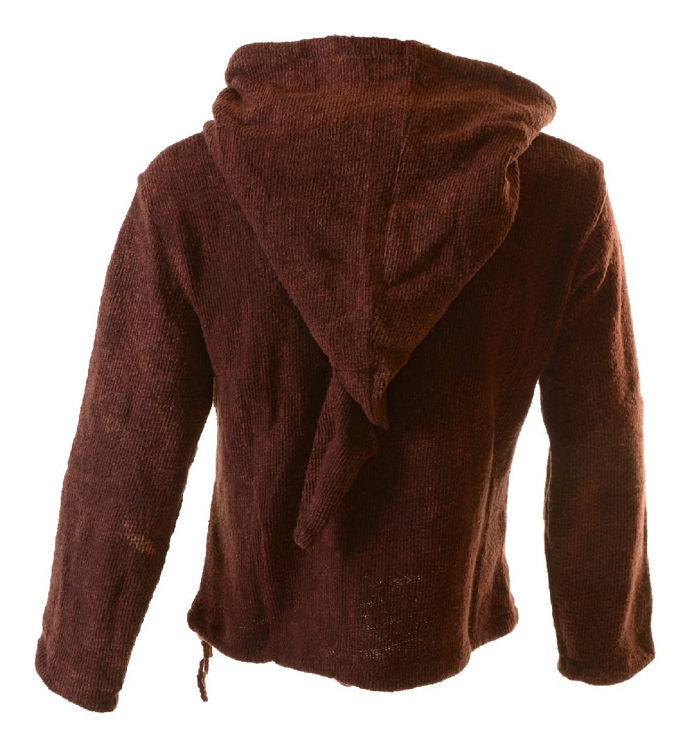 Kunst Und Magie Kapuzen Strickpullover Sweatshirt mit Zipfelkapuze Mittelalter Schlussverkauf