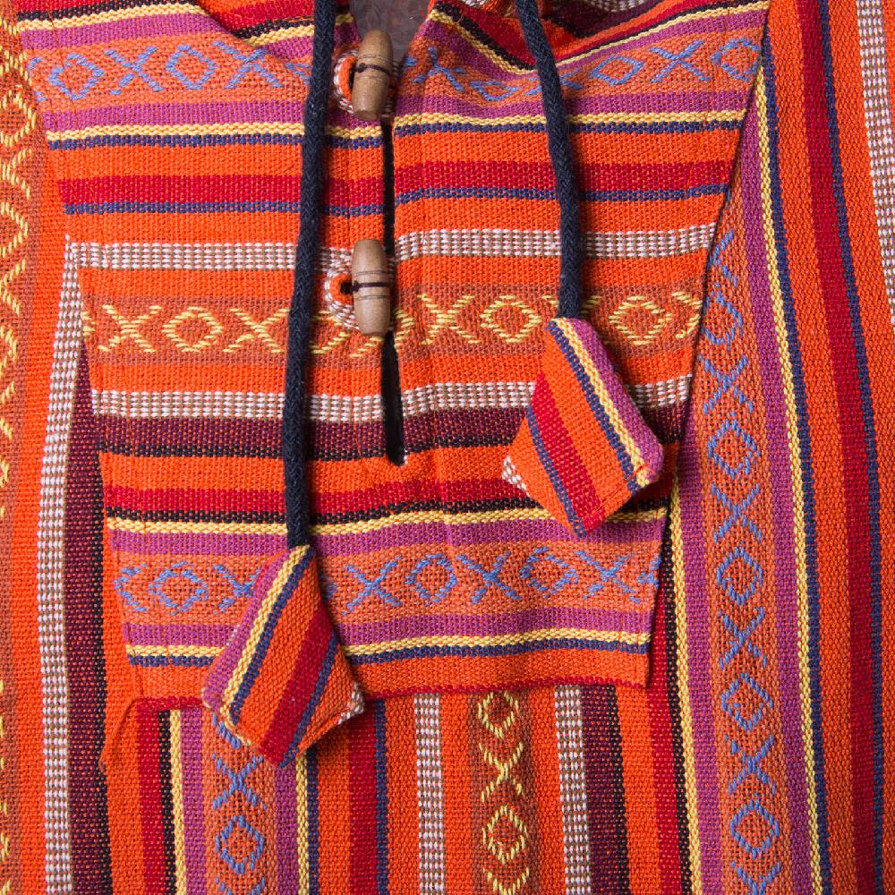 Kunst Und Magie Kunst und Magie Herren Nepal Baja Hoodie Pullover Sweatshirt Poncho Günstiger Verkauf
