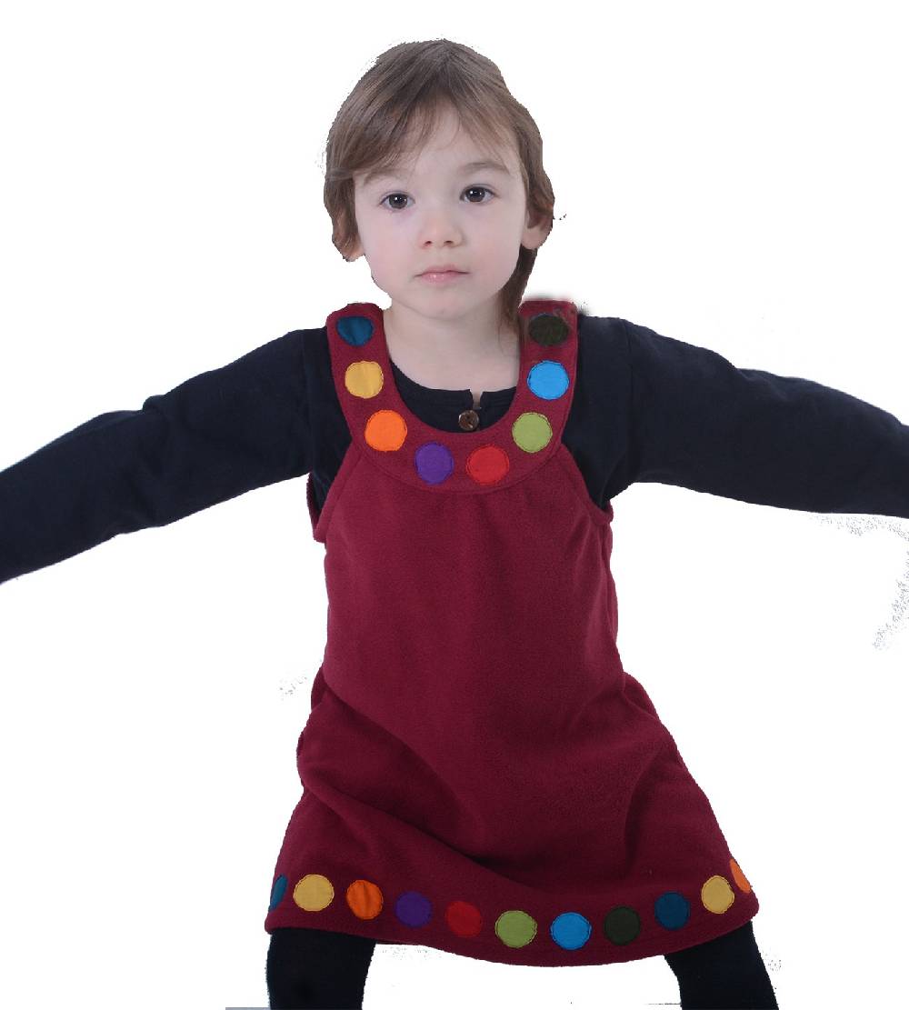 Kunst Und Magie Kunst und Magie Kinder Kleid /Trägerkleid aus Fleece Sonderangebot