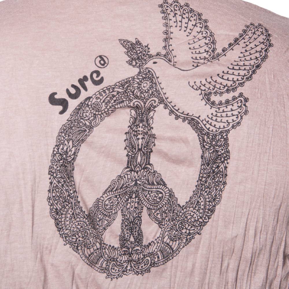 Kunst Und Magie Kunst und Magie Sure Hoody Kapuzen Shirt Peace mit Friedenstaube Black Friday