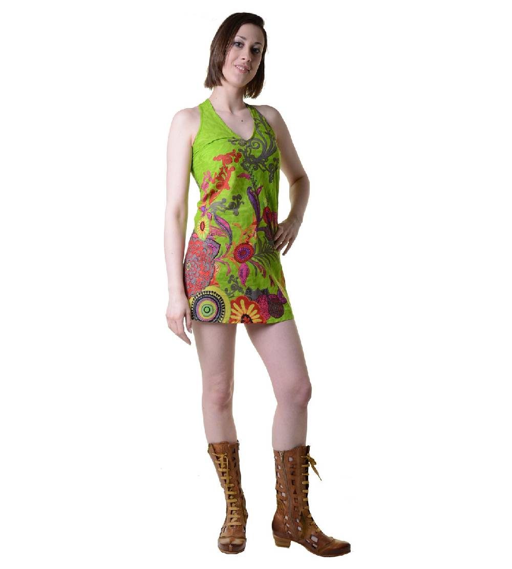 Kunst Und Magie Hippie-Tunika mit ausgefallenem Muster - Ideal für den Sommer - Toll als Strandkleid Neuheiten